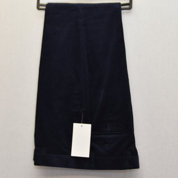 Cord trousers (272931) leg Navy