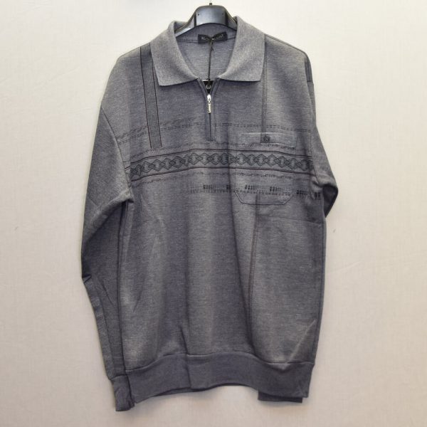 Sweatshirt with Single Pocket Grey