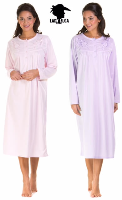women-nightdress-plain-jersey-mixed
